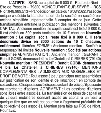 Contenu publication