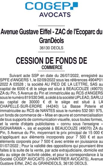 Contenu publication