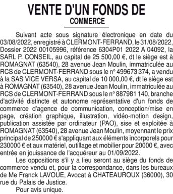 Contenu publication