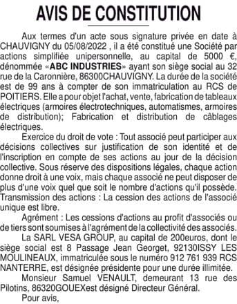 Contenu publication