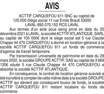 Contenu publication