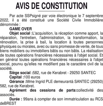 Contenu publication