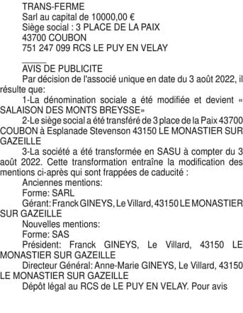 Contenu publication