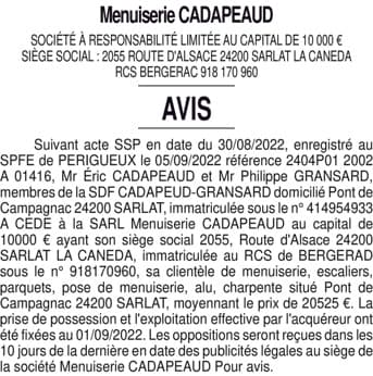 Contenu publication