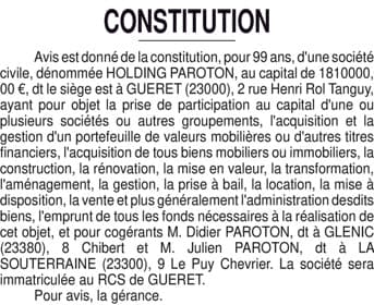 Contenu publication