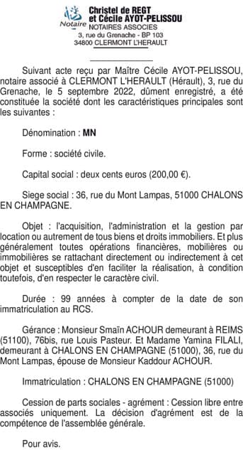 Contenu publication