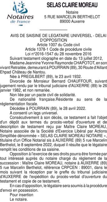 Contenu publication