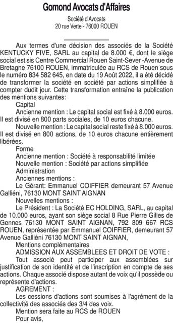 Contenu publication