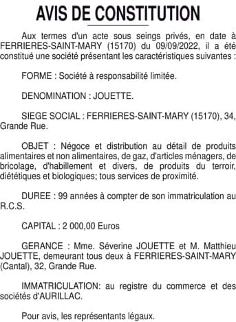 Contenu publication
