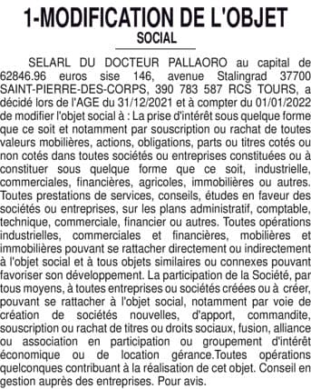Contenu publication