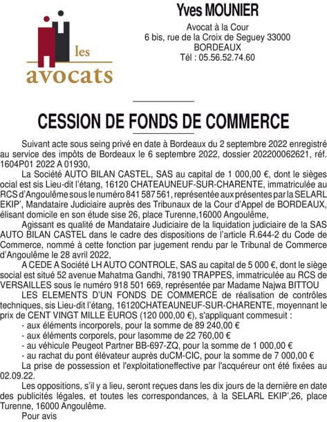 Contenu publication