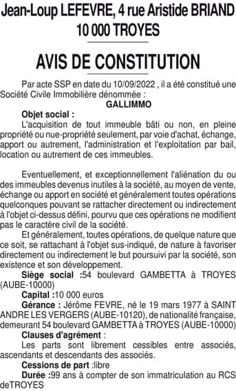 Contenu publication