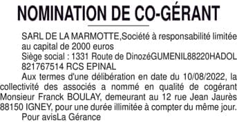 Contenu publication