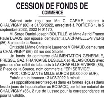 Contenu publication