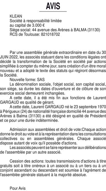 Contenu publication
