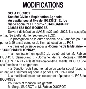 Contenu publication