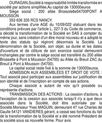 Contenu publication