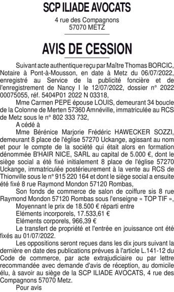 Contenu publication