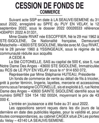 Contenu publication