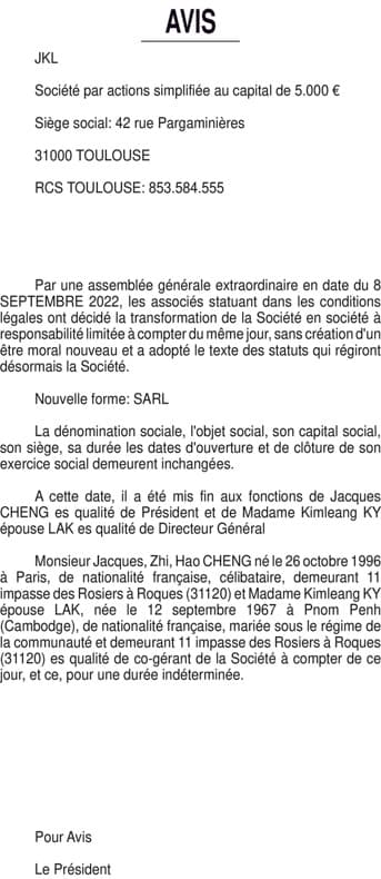 Contenu publication