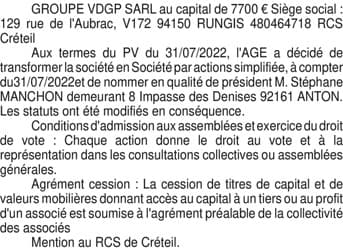 Contenu publication