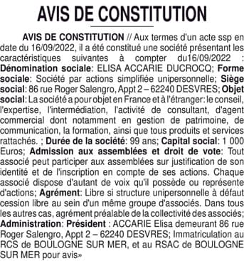 Contenu publication