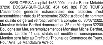 Contenu publication