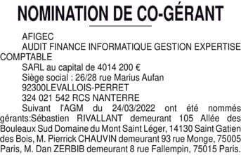 Contenu publication
