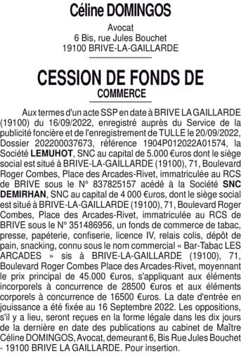 Contenu publication