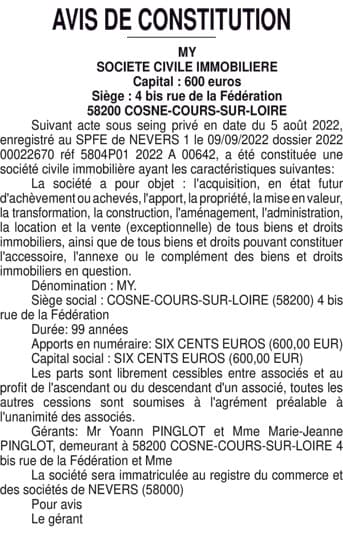 Contenu publication