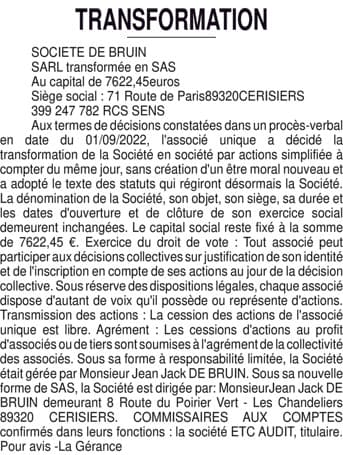 Contenu publication