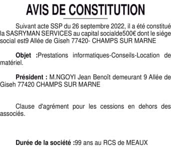 Contenu publication