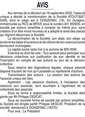 Contenu publication