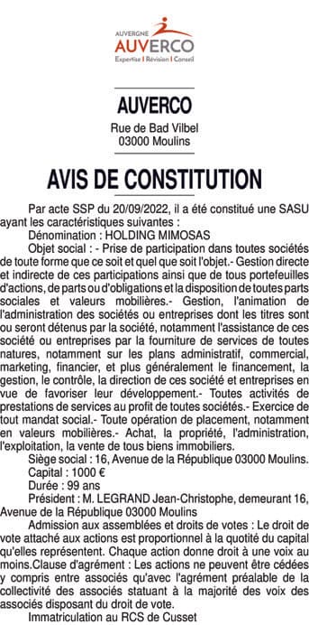 Contenu publication