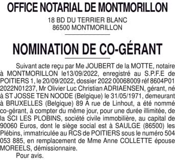 Contenu publication