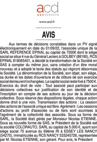Contenu publication