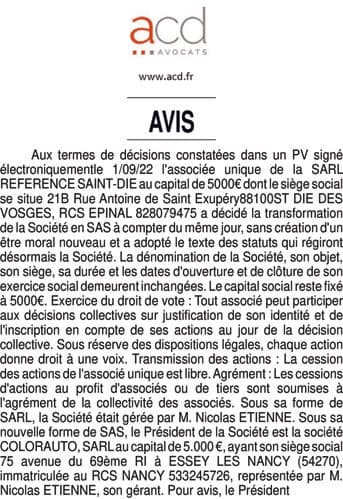 Contenu publication