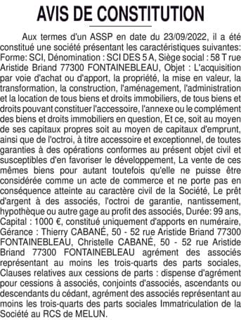 Contenu publication