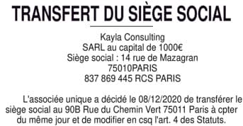 Contenu publication