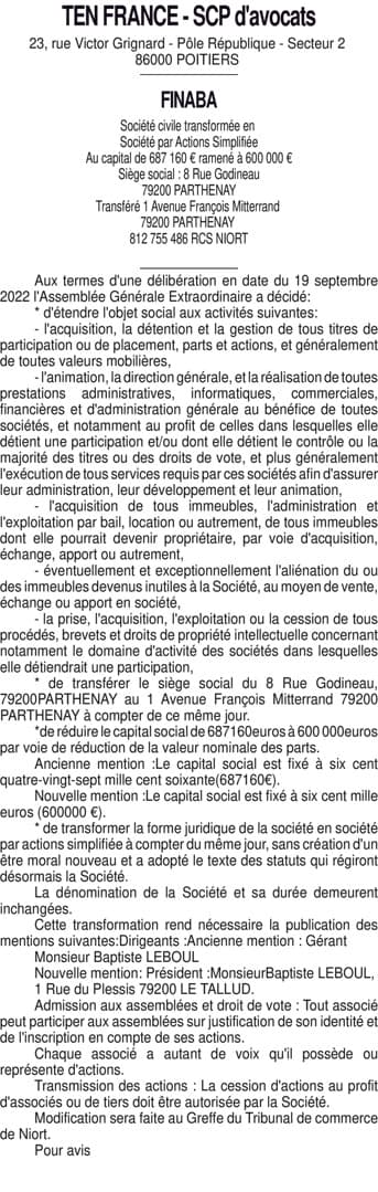 Contenu publication