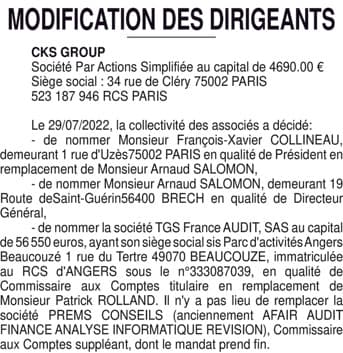 Contenu publication
