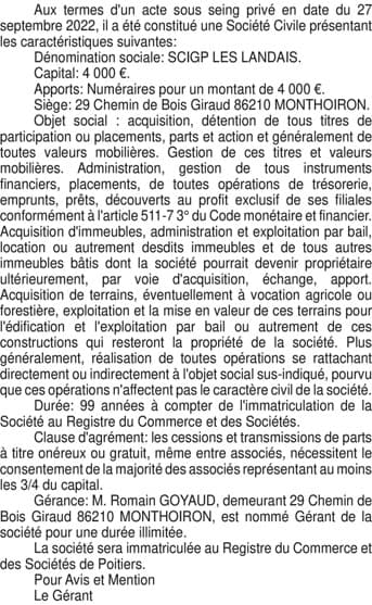 Contenu publication