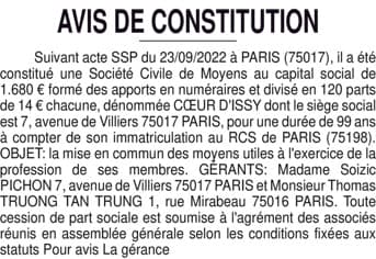Contenu publication