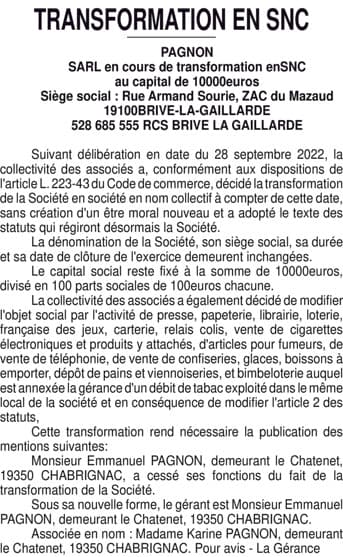 Contenu publication