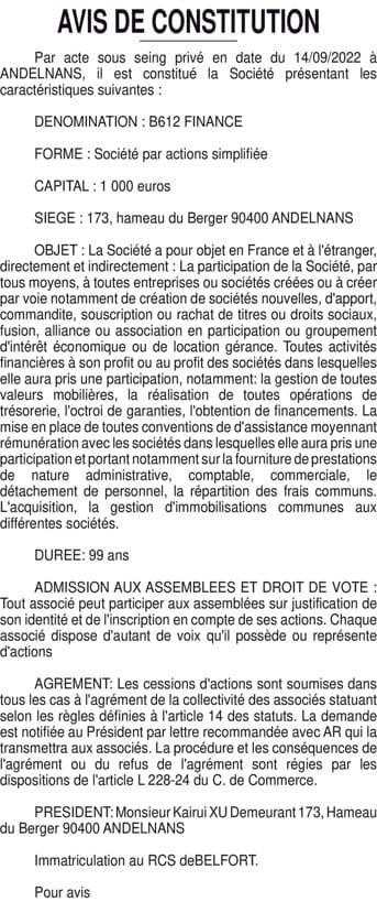 Contenu publication