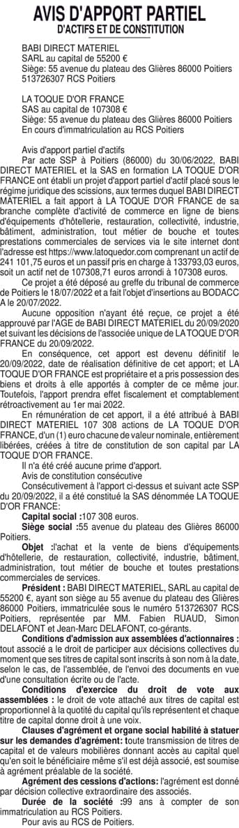 Contenu publication