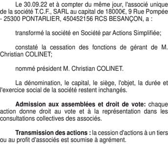 Contenu publication