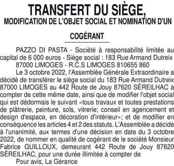 Contenu publication