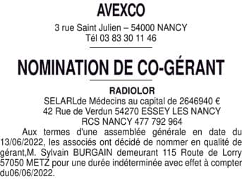 Contenu publication