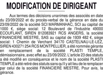Contenu publication